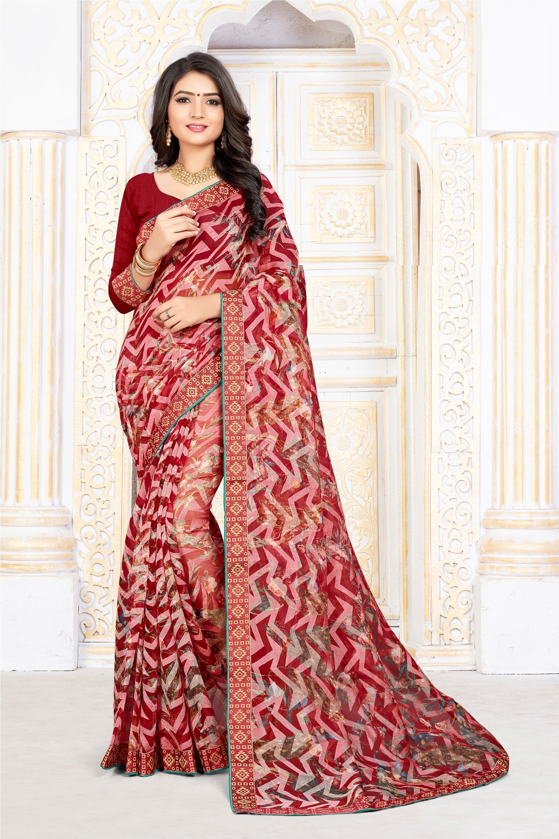 Printed  Saree