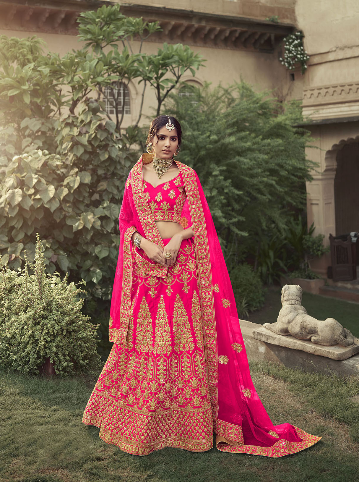 pink-heavy-embroidered-satin-lehenga-choli-rich-net-dupatta