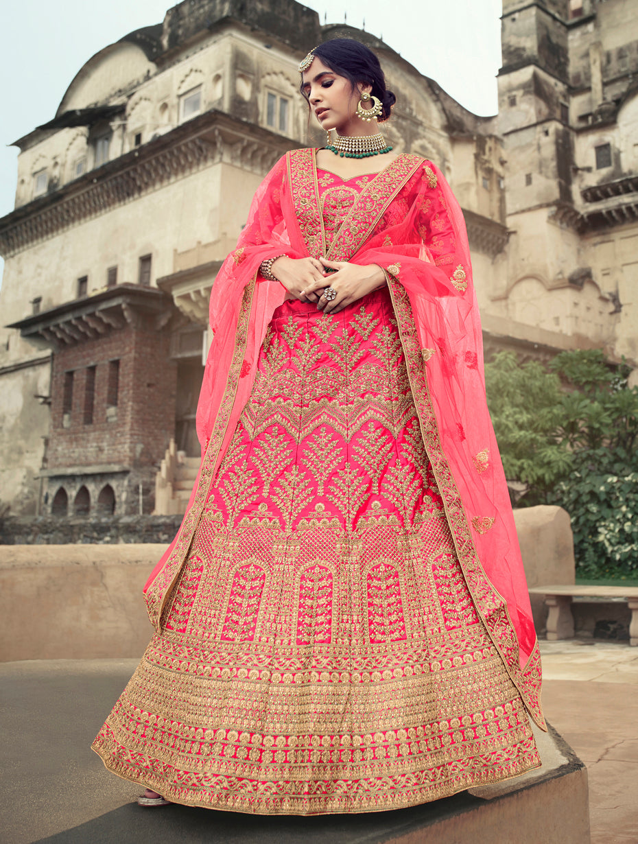 pink-heavy-embroidered-satin-lehenga-choli-rich-net-dupatta