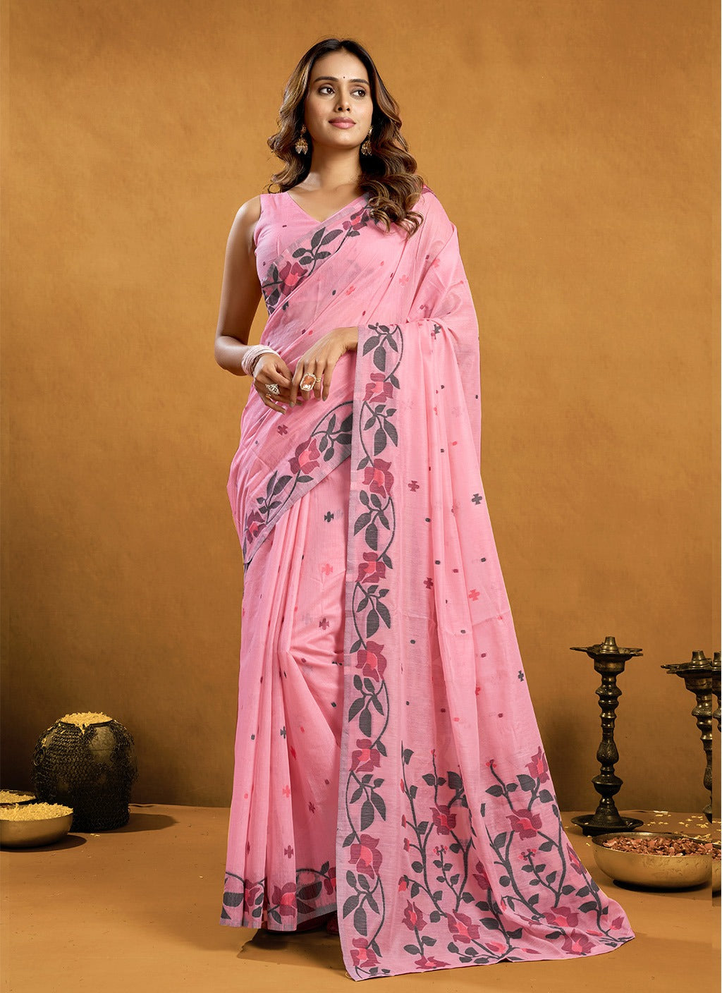 blush-bloom-pink-jamdani-saree